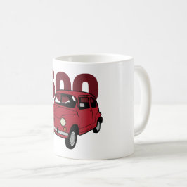 600 röda v2 kaffemugg