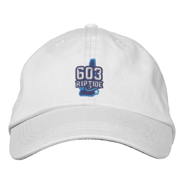 603 Riptids justerbara hattar Broderad Keps (Framsida)