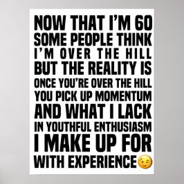 60 Ålder är roligt Poster