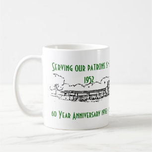 60 år årsdagmugg kaffemugg