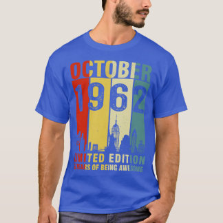 60 år av Begränsad utgåva från oktober 1962 T Shirt