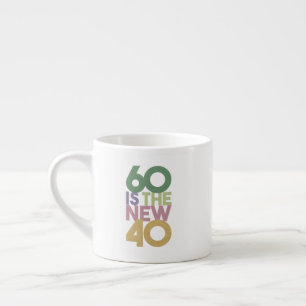 60 är den nya 40-60:e födelsedagsgiften Essential Espressomugg