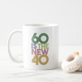 60 är den nya 40-60:e födelsedagsgiften Essential Kaffemugg