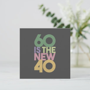60 är den nya 40-60:e födelsedagsgiften Essential Kort
