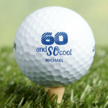 60 år gamla fantastisk golf bollar 60 år party