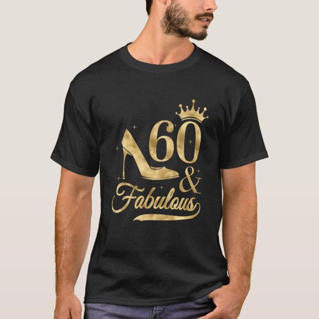 60 år gamla gåvor till kvinnor 60 och t shirt (Framsida)