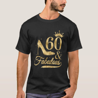 60 år gamla gåvor till kvinnor 60 och t shirt