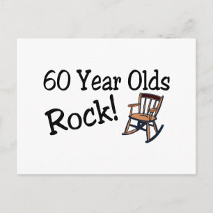 60 år gamla Sten (raketstol) Vykort