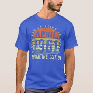 60 år gammal 60:e födelsedag Dekoration april 1961 T Shirt