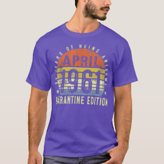 60 år gammal 60:e födelsedag Dekoration april 1961 T Shirt