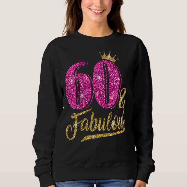 60 år gammal 60 och Fabulous 60:e födelsedagsklass T Shirt (Framsida)