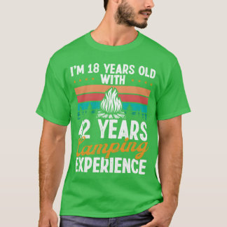 60 år gammal Camper Mountains Camping 60 födelseda T Shirt