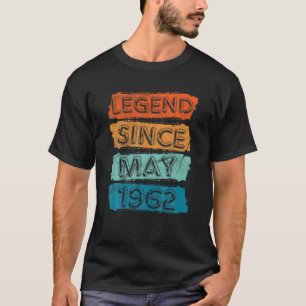 60 år gammal. Förklaring sedan maj 1962 60:e födel T Shirt