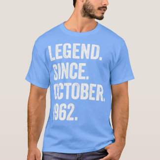 60 år gammal förklaring sedan oktober 1962 60:e fö t shirt