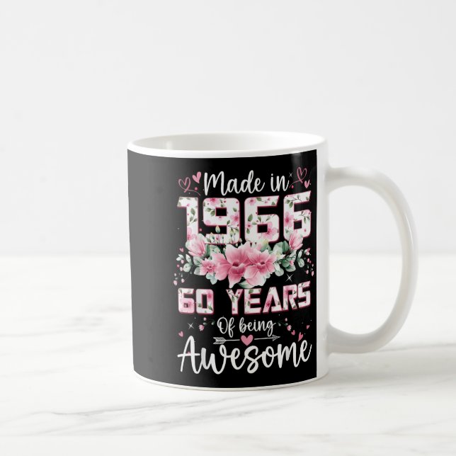 60 år gammal presenter till kvinnor födda 1966 Blo Kaffemugg (Höger)