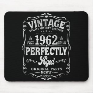 60 år gammal vintage 1962 60-årspresent Tillverkad Musmatta