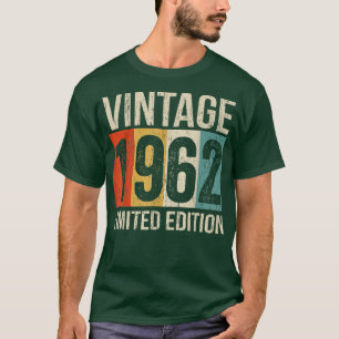 60 år gammal Vintage 1962 Begränsad utgåva 60 BIR T Shirt
