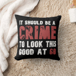 60 år gammal ynklig 60:e födelsedagen, stressad kudde