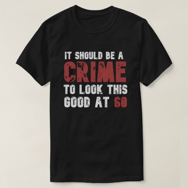 60 år gammal ynklig 60:e födelsedagen, stressad t shirt (Design framsida)