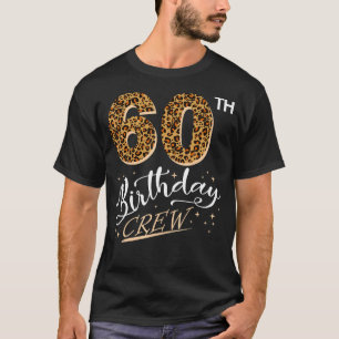 60 år gammalt födelsedagsleopard Skriv ut 60:e föd T Shirt