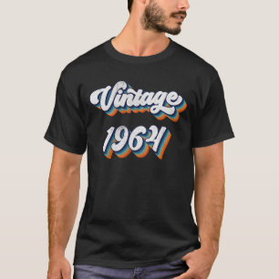 60-årig Manar-Vintage för kvinnor 1964 60:e födsel T Shirt