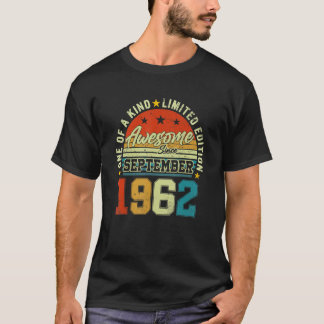 60-åriga Fantastisk sedan september 1962 60:e fåge T Shirt