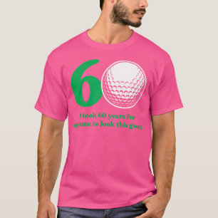 60-åriga Golfer Golfing Golf 60:e födelsedagen T Shirt