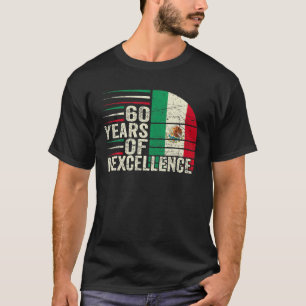 60-åriga Mexikanska födelsedag 60:e födelsedag Pun T Shirt