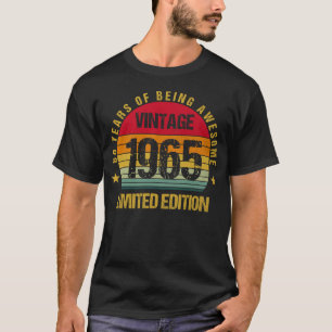 60 ÅRS 60 ÅRS 60-Vintage 1965 T Shirt