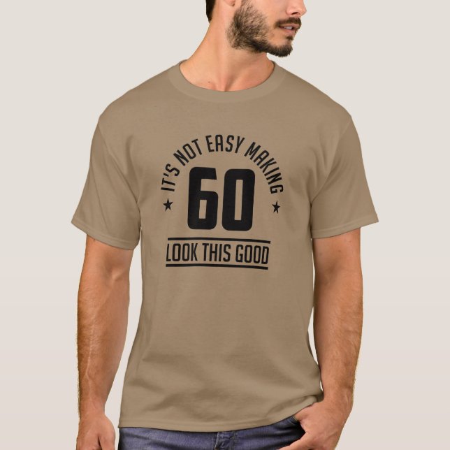 60 års ålder Grafik T Shirt (Framsida)