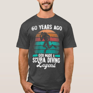 60 ÅRS Ålderskuperande Dyka 60 Födelsedag T Shirt