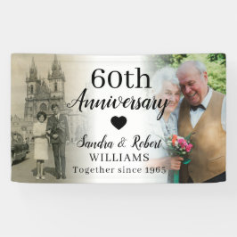 60-års bröllopsjubileum Anpassad 2 Fotocollage