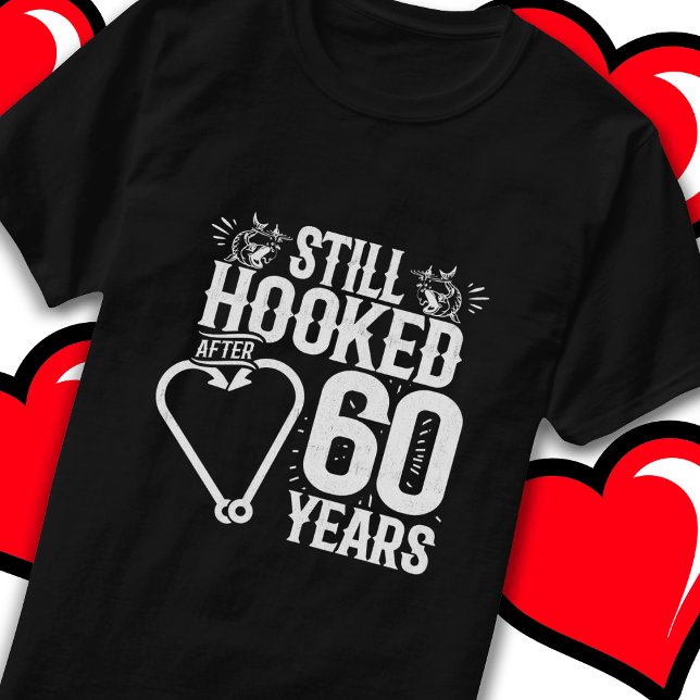 60 års fiske, gift 60-årsdagen t shirt (Skapare uppladdad)