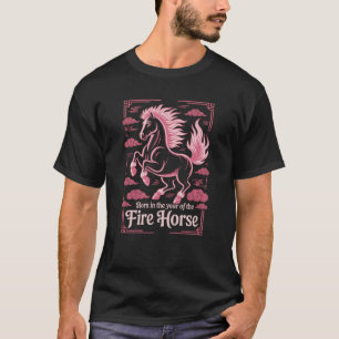 60-års födelsedag Eldhäst Zodiak Kinesisk 2026 T Shirt