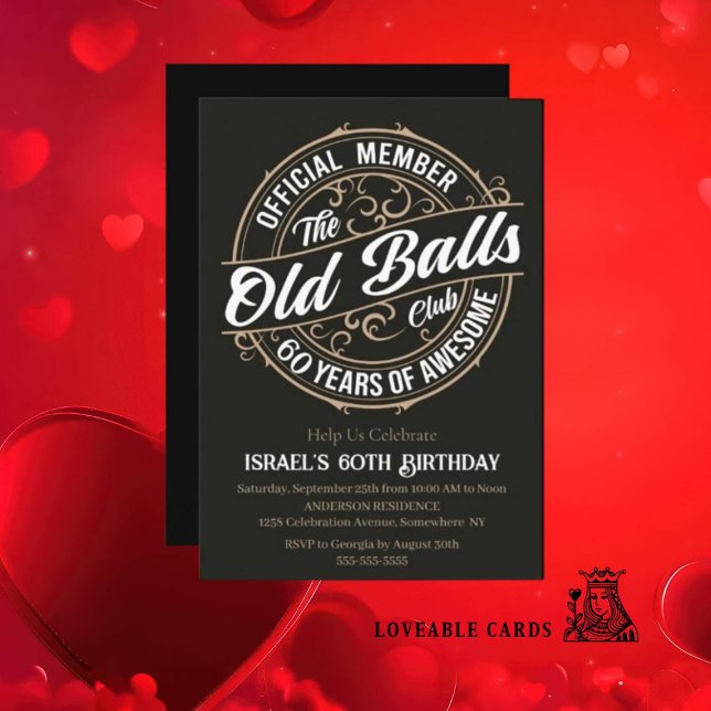 60 års födelsedagsinbjudan inbjudningar (Amazing 60 Years Birthday Invitation Ideas You’ll Love!)