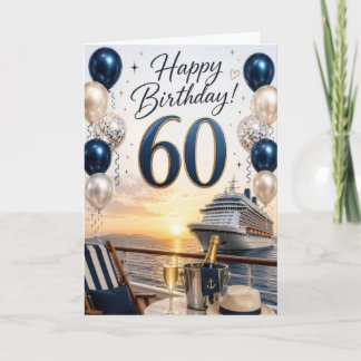 60-års födelsedagsresa med kryssning kort