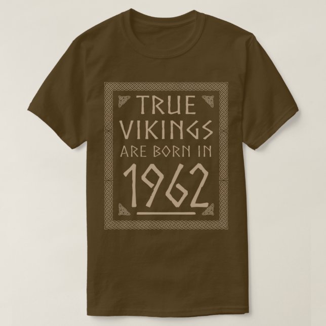 60 års födelsedagstid Viking Say Gift Idea T Shirt (Design framsida)