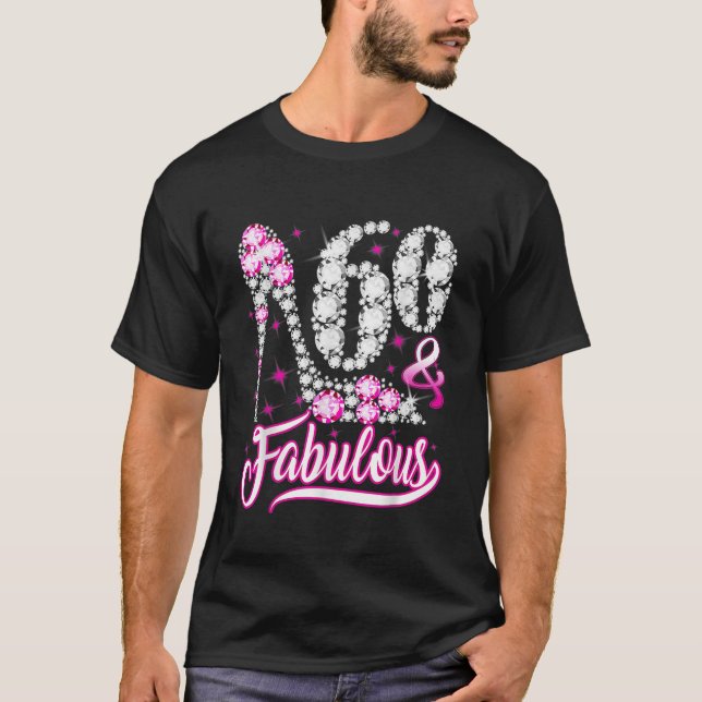 60 års gamla gåvor 60 Fabulous 60:e födelsedagens  T Shirt (Framsida)