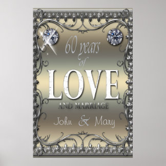 60 års Kärlek Poster