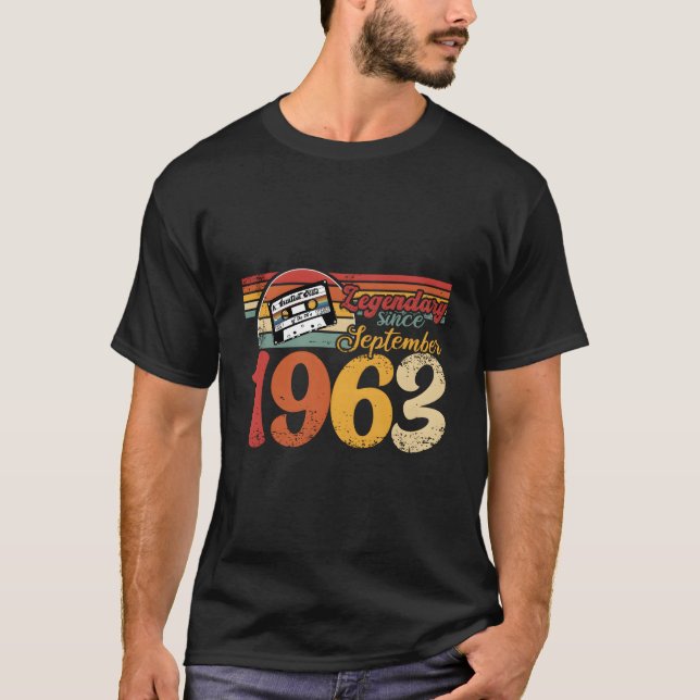 60-års Py 60-års Födelsedag September 1963 T Shirt (Framsida)