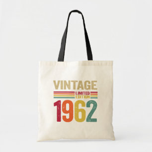 60 års Vintage för gamla gåvor 1962- 60:e födelsed Tygkasse