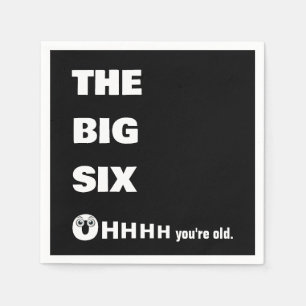 60-årsdag Att Bli Gammal Humor  Pappersservett