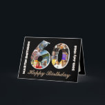 60-årsdag betyder 60 år gammalt fotokort kort<br><div class="desc">Roligt för en 60-årsdag. Fyll med dina egna foton som återför minnen och visar honom att du bryr dig.</div>