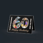 60-årsdag betyder 60 år gammalt fotokort kort<br><div class="desc">Roligt för en 60-årsdag. Fyll med dina egna foton som återför minnen och visar honom att du bryr dig.</div>