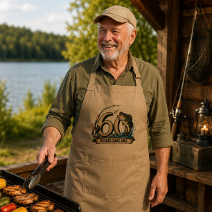 60-årsdag Fiske Krokat Sedan 1966 Långt Förkläde