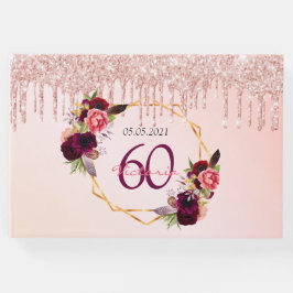 60-årsdag för blommigtarna ro guld gästböcker