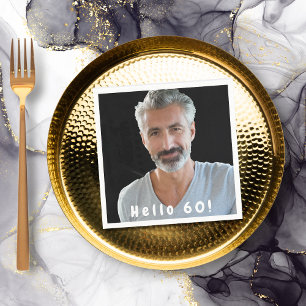 60-årsdag foto hej 60 killar manar pappersservett