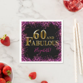 60-årsdag  pappersservett