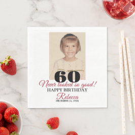 60-årsdag pappersservett