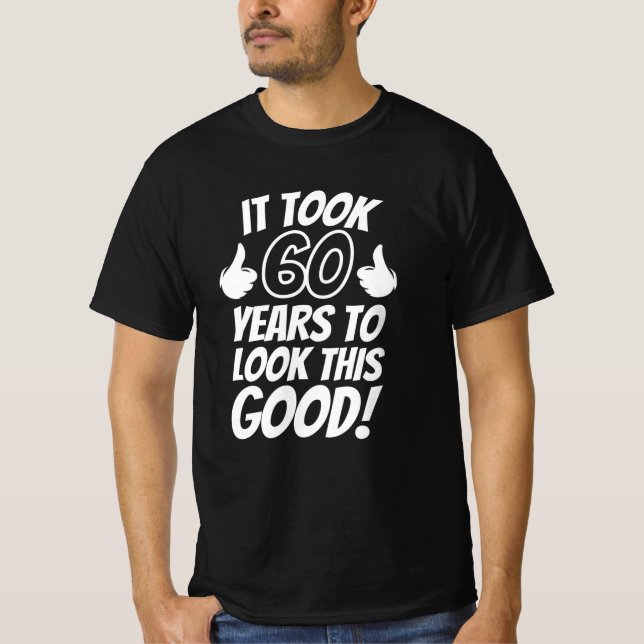 60-årsdag t shirt (Framsida)